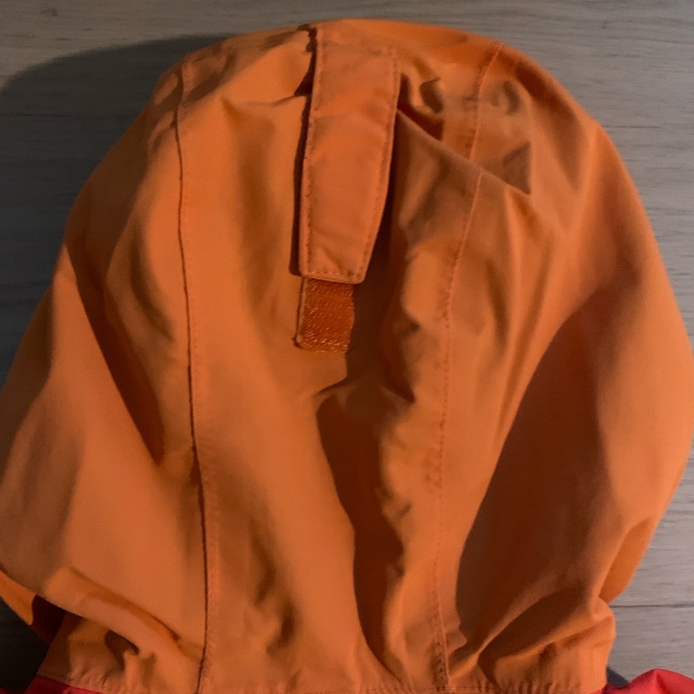 Lands’ End Kids Squall Parka L 10-12 Orange Waterproof Insulated Winter Coat - Picture 11 of 15